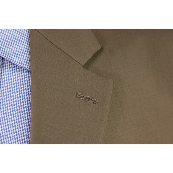 Ralph Lauren Olive Brown 2-Btn Wool Blazer Jacket 44L - Picture 5 of 9